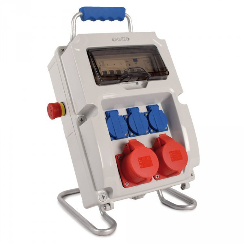 Coffret De Chantier Pre Equipe Monophase Triphase Avec Dispositif Darret Durgence Ohmtec L 860082 3336962 1