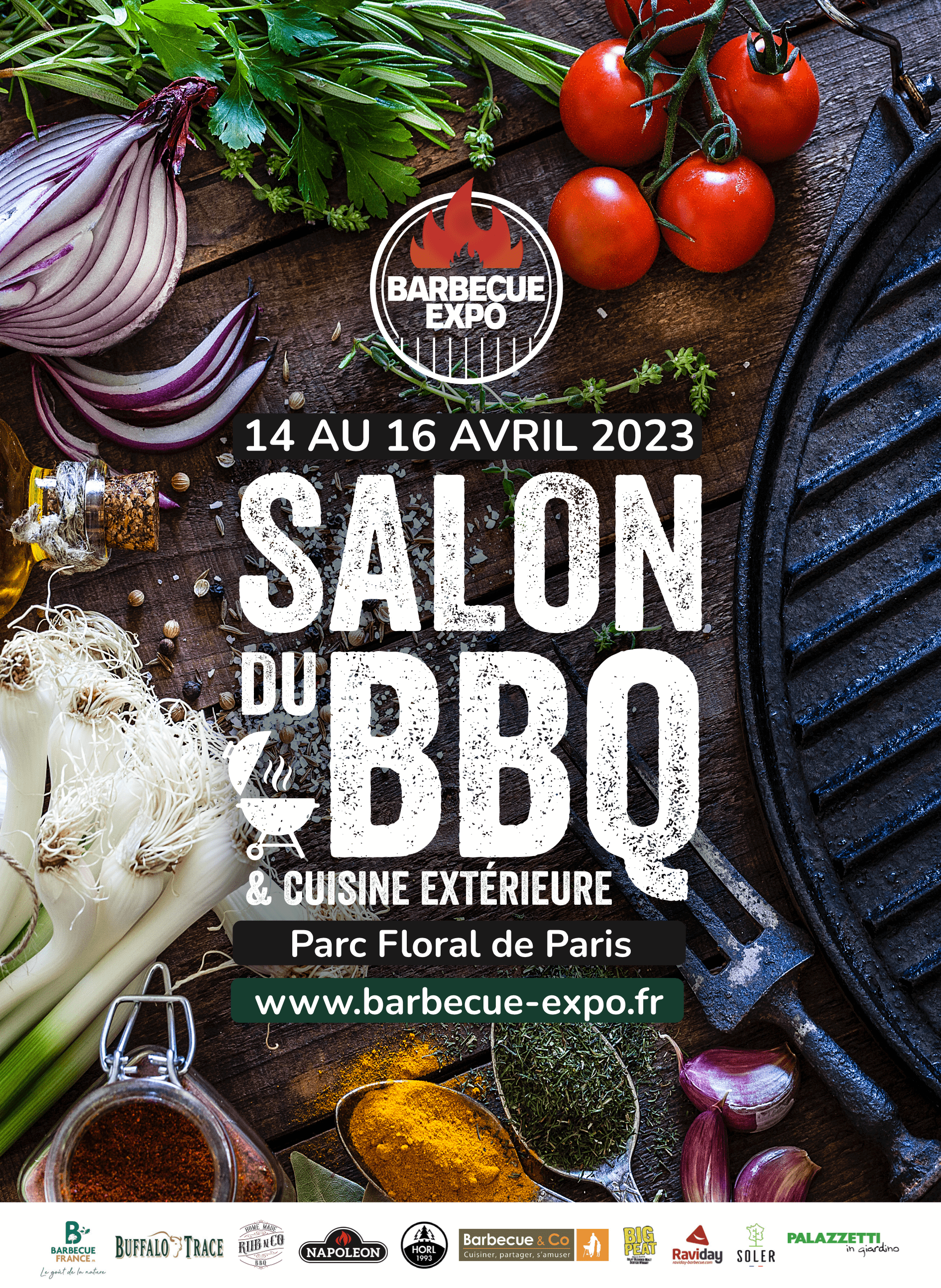 Affiche BBQ EXPO 2023 Grill Min